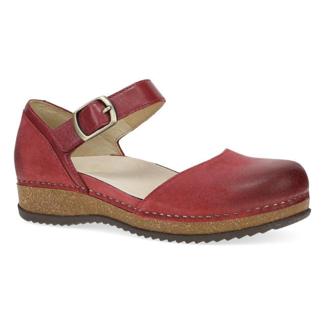 Women's Mae Red Burnished Suede