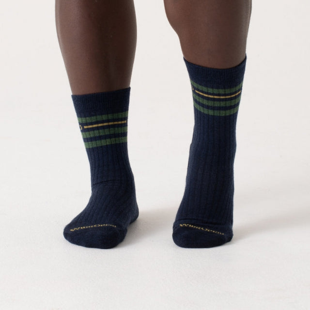 Men's Vintage Stripe Cushioned Crew