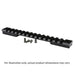 7757M CZ 457 11mm Picatinny Rail Adapter, 15MOA