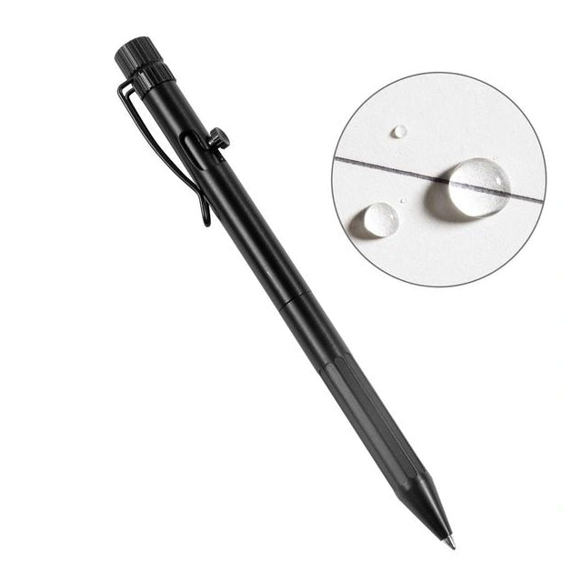 All-Weather Pen - Black Metal - Black Ink