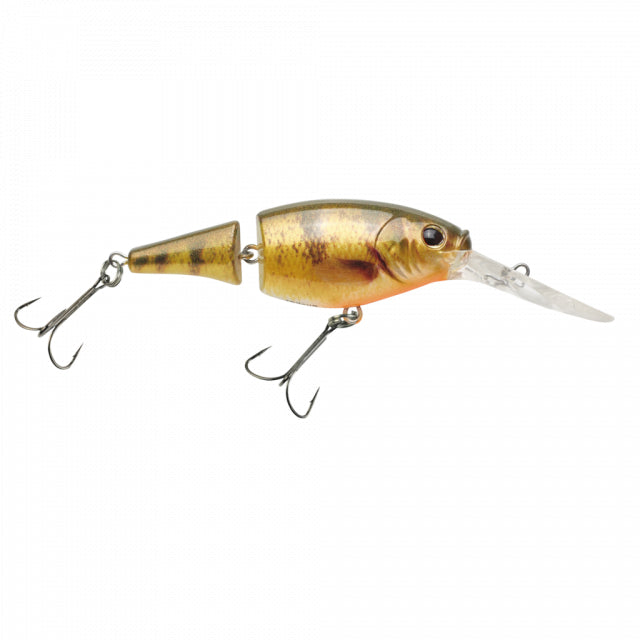 Flicker Shad Jointed | 1/3 oz | 2 3/4in | 7cm | 6 | 7'-9' | 2.1m-2.7m | Model #FFSH7J-HDYLP