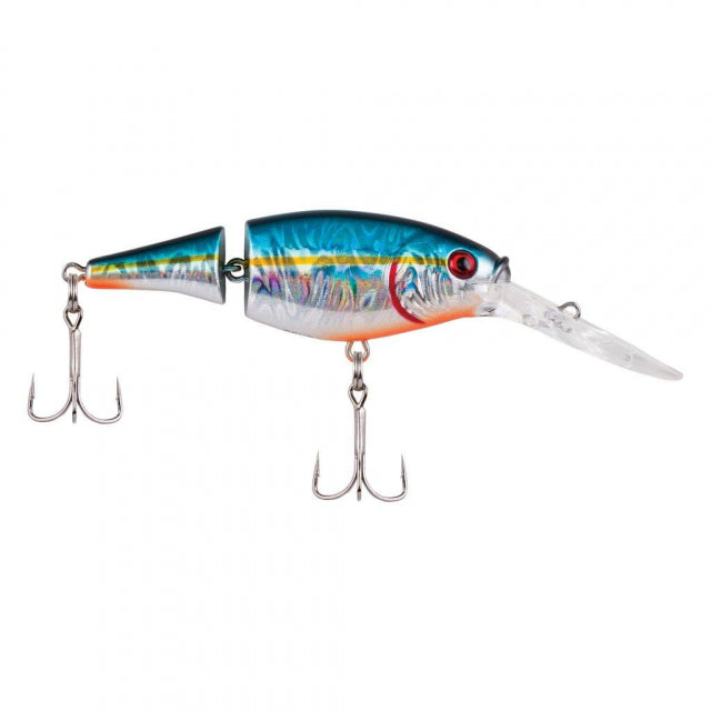 Flicker Shad Jointed | 1/5 oz | 2in | 5cm | 8 | 5'-7' | 1.5m-2.1m | Model #FFSH5J-SLBA