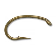 Mustad CO68NP Egg/Caddis Hook, Offset, 2X-Heavy, 2X Short, Forged, Down Eye - Bronze - 25 Per Pack