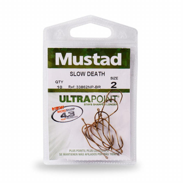 abardeen fishing hooks mustad Aberdeen Hook Ringed-Gold 10 Count Size 1X extra Mustad Slow Death Hook -