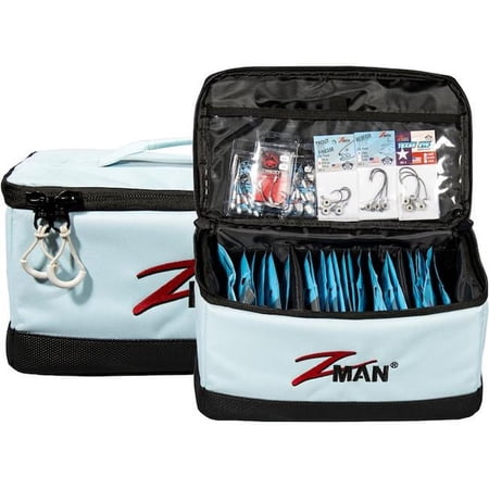 Z-Man Elaztech Bait BlockZ Adjustable Dividers Tackle Bag with 1 Tray  35 Compartments