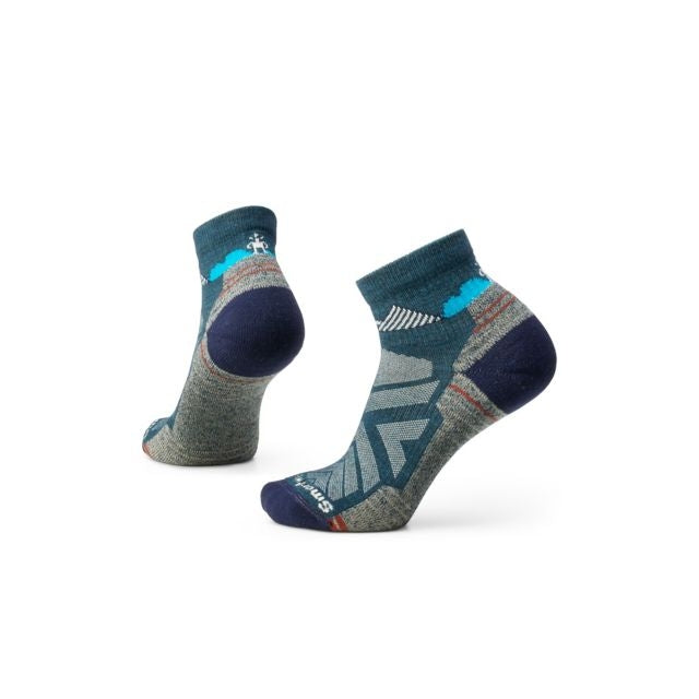 Hike Light Cushion Clear Canyon Pattern Ankle Socks