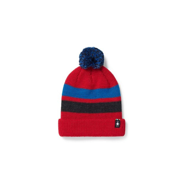 Unisex  Kids' Stripe Pom Beanie Hat