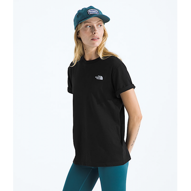 Women's Evolution Simple Dome Crop Relaxed Short-Sleeve Tee