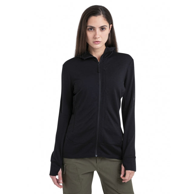 Women Merino 260 Quantum LS Zip Hoodie