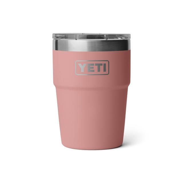 Rambler 16 oz Stackable Cup - Sandstone Pink