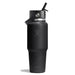 32 oz Wide Flex Straw Travel Bottle - Black