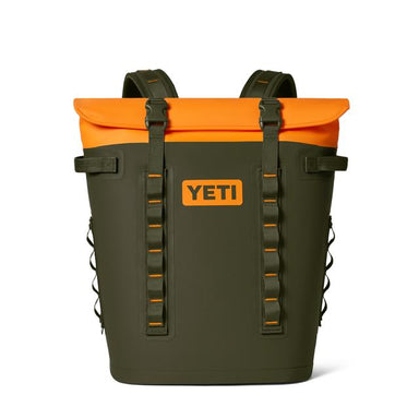 Hopper M20 Backpack Soft Cooler - Olive/King Crab Orange