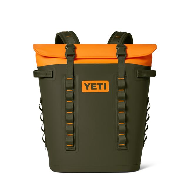 Hopper M20 Backpack Soft Cooler - Olive/King Crab Orange