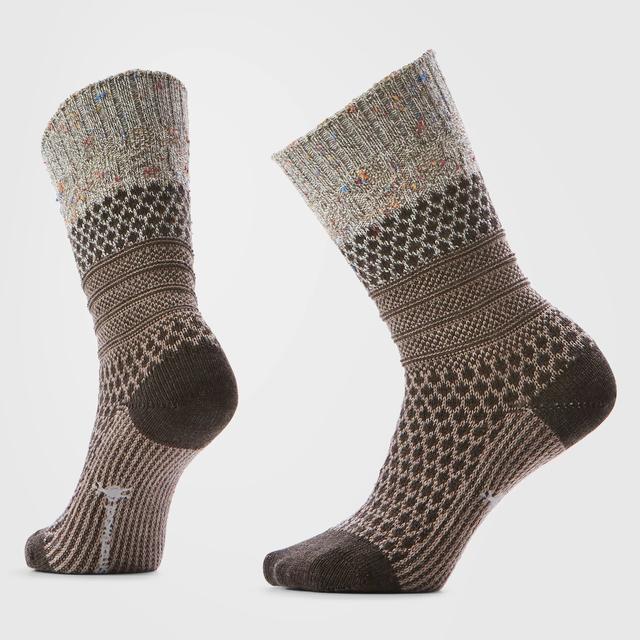Unisex Everyday Cozy Popcorn Cable Crew Socks