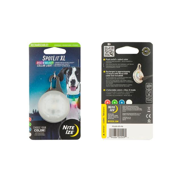 SpotLit XL Rechargeable Collar Light - Disc-O Select