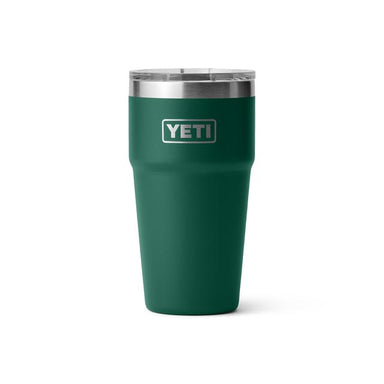 Rambler 20 oz Stackable Cup - Black Forest Green