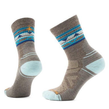 Womens Women's Hike Zig Zag Valley Mid Crew Socks