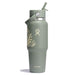32 oz Wide Mouth Travel Bottle with Flex Straw Cap - Fossil