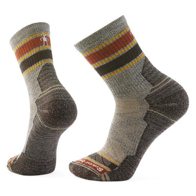 Unisex Hike Striped Mid Crew Socks