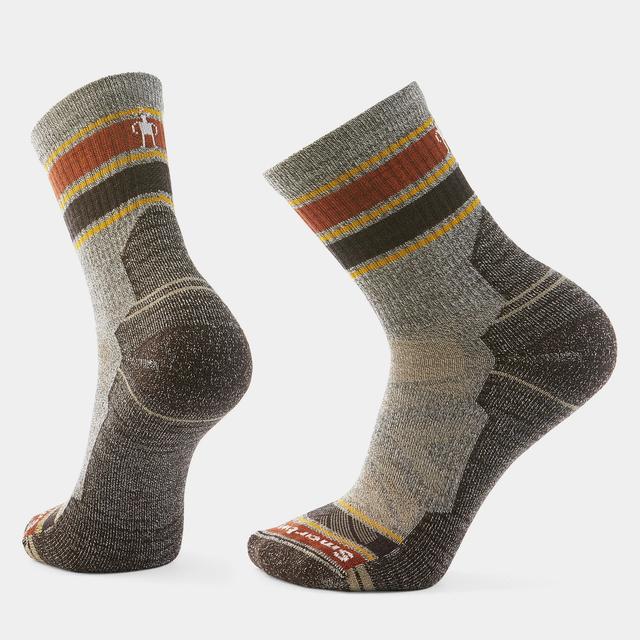 Hike Striped Mid Crew Socks
