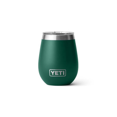 Rambler 10 oz Wine Tumbler - Black Forest Green