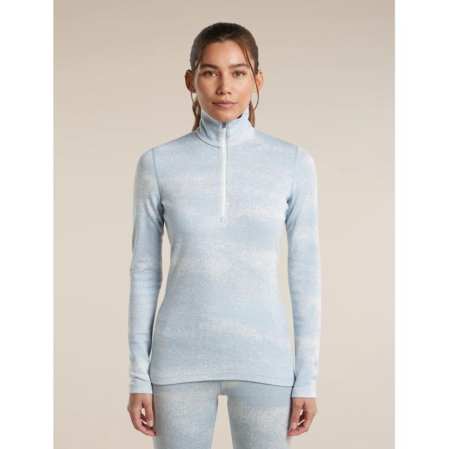 Women's Merino 260 Oasis Vertex Long Sleeve Thermal Half Zip Chillwave