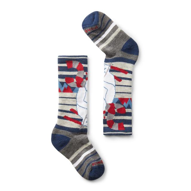 Men's Wintersport Yeti Pattern Over The Calf Socks