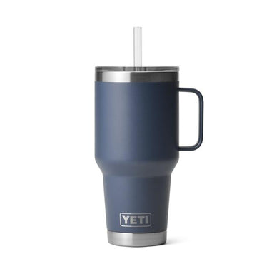Rambler 35 oz Straw Mug - Navy