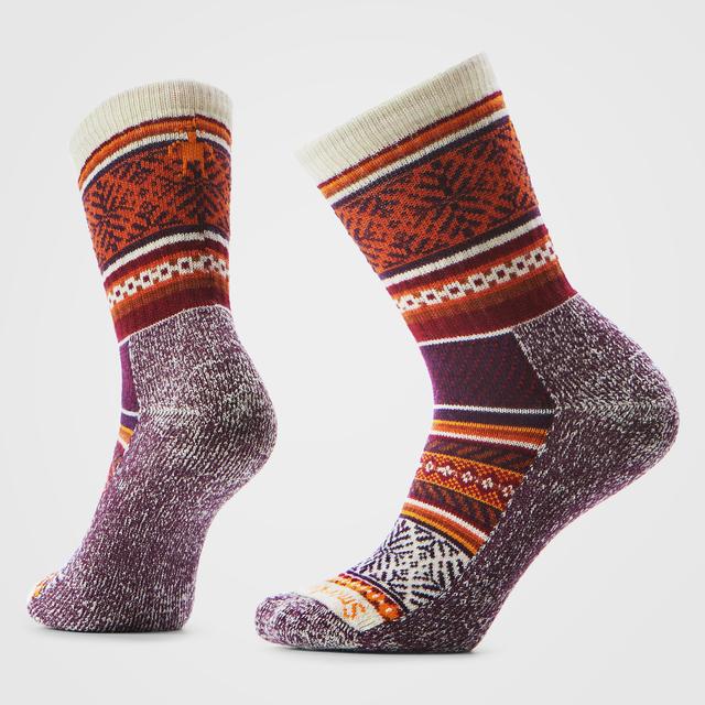 Unisex Everyday Cozy Fair Isle Sweater Crew Socks