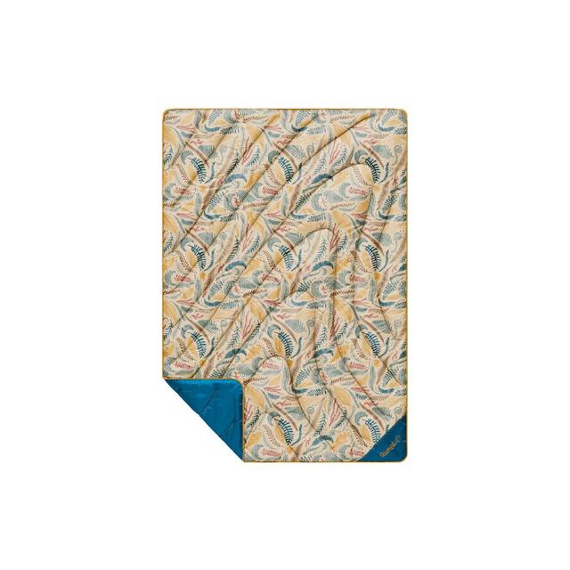 Original Puffy Mini Blanket - Mustard Fern