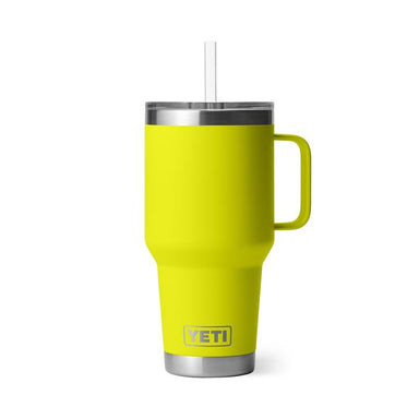 Rambler 35 oz Straw Mug - Firefly Yellow