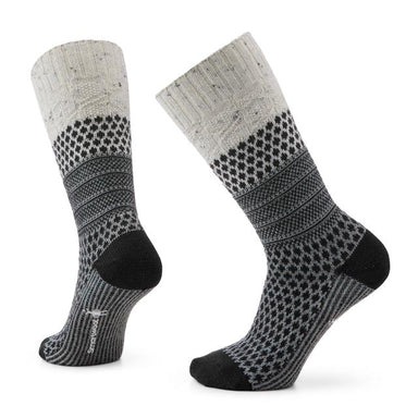 Unisex Everyday Cozy Popcorn Cable Crew Socks