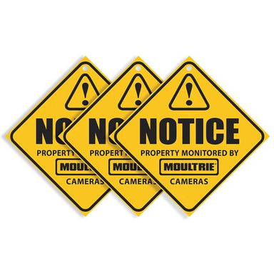 Camera Surveillance Signs 3-Pack