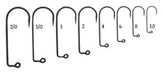 Mustad 32833NP-BN Ultra Point 90 Degree 2X Stron Jig Hooks - Size 8