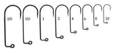 Mustad 32833NP-BN Ultra Point 90 Degree 2X Stron Jig Hooks - Size 8