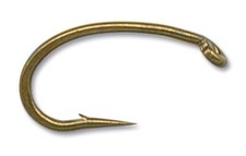 Mustad CO68NP Egg/Caddis Hook  Offset  2X-Heavy  2X Short  Forged  Down Eye - Bronze - 25 Per Pack