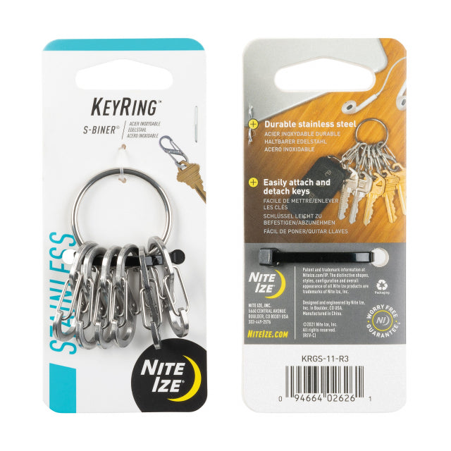 KeyRing Steel S-Biner