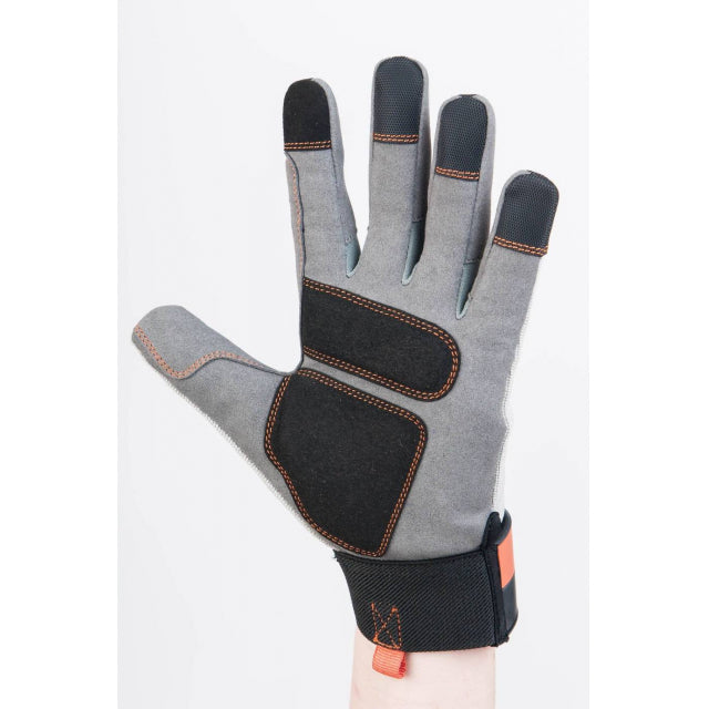 Multi Purpose Work Glove in Grey/Black/Paprika