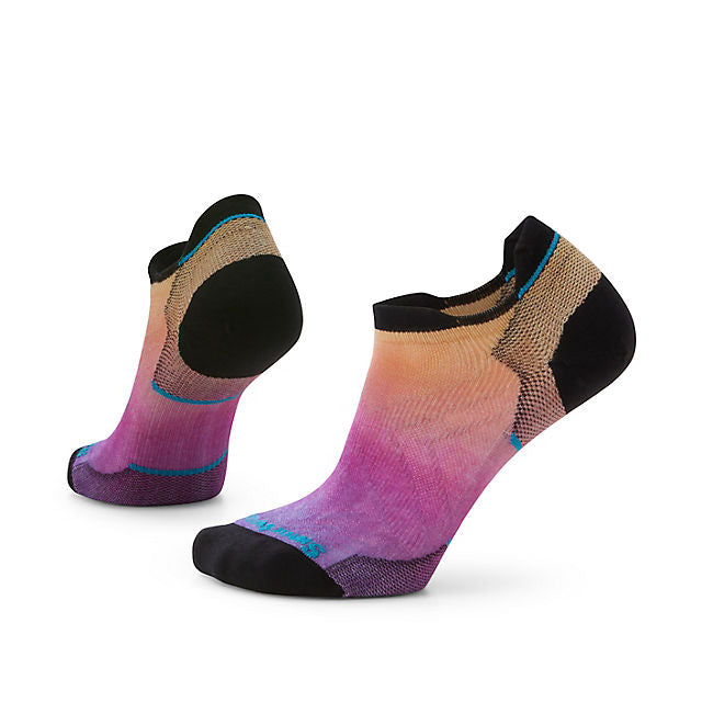 Run Zero Cushion Ombre Print Low Ankle Socks