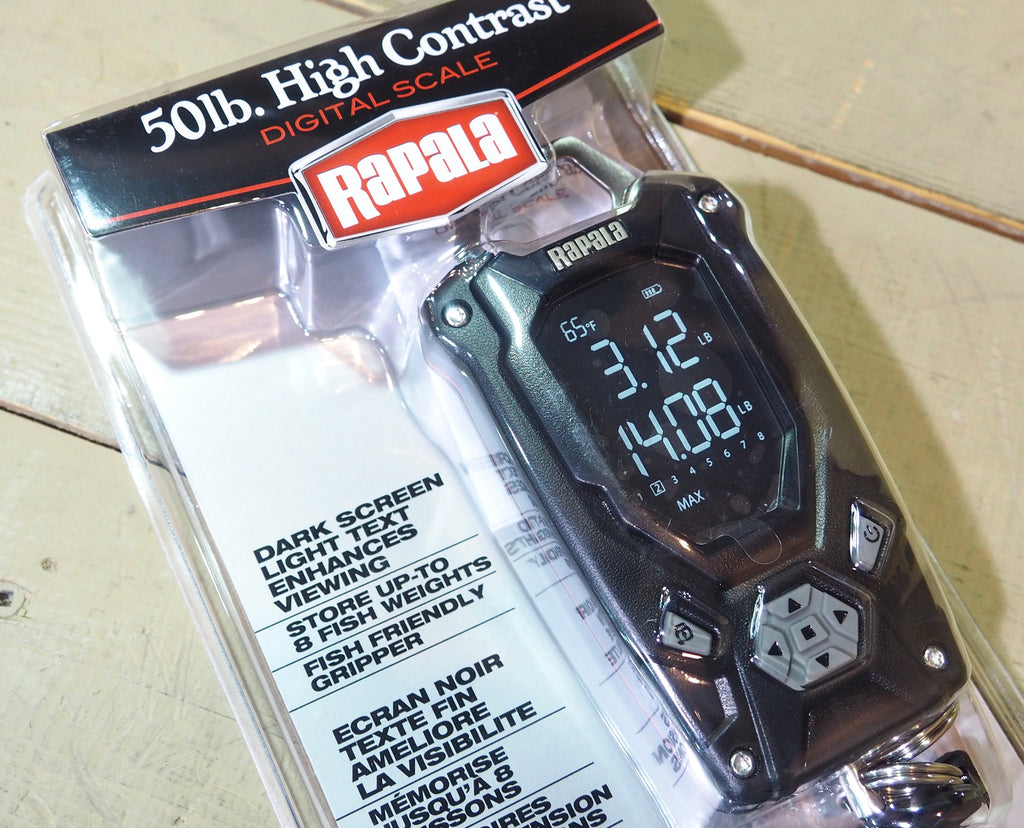 Rapala RHCDS50 High Contrast Digital Scale,Black, 50 lbs.