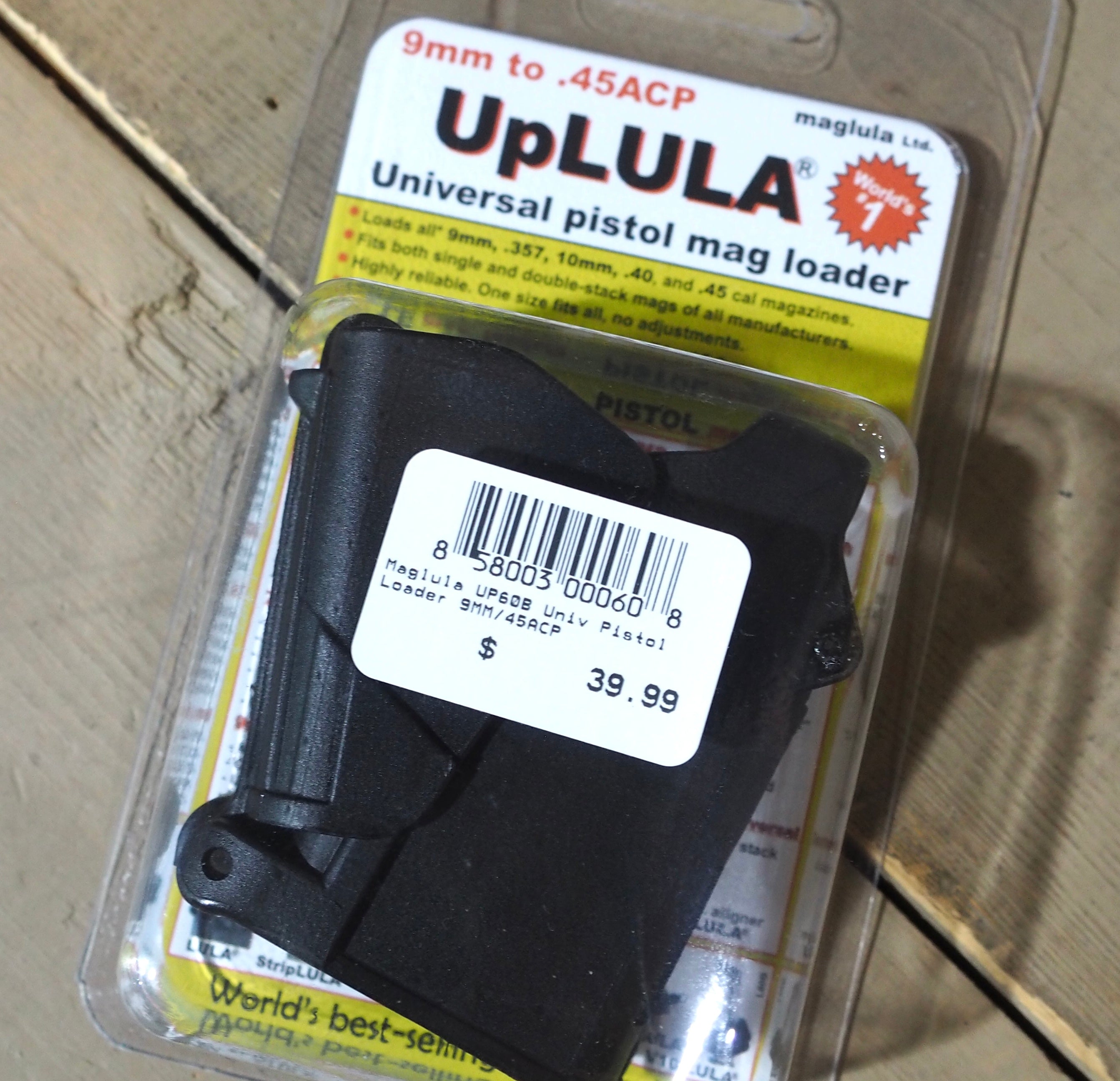 UpLULA Universal Pistol Magazine Loader