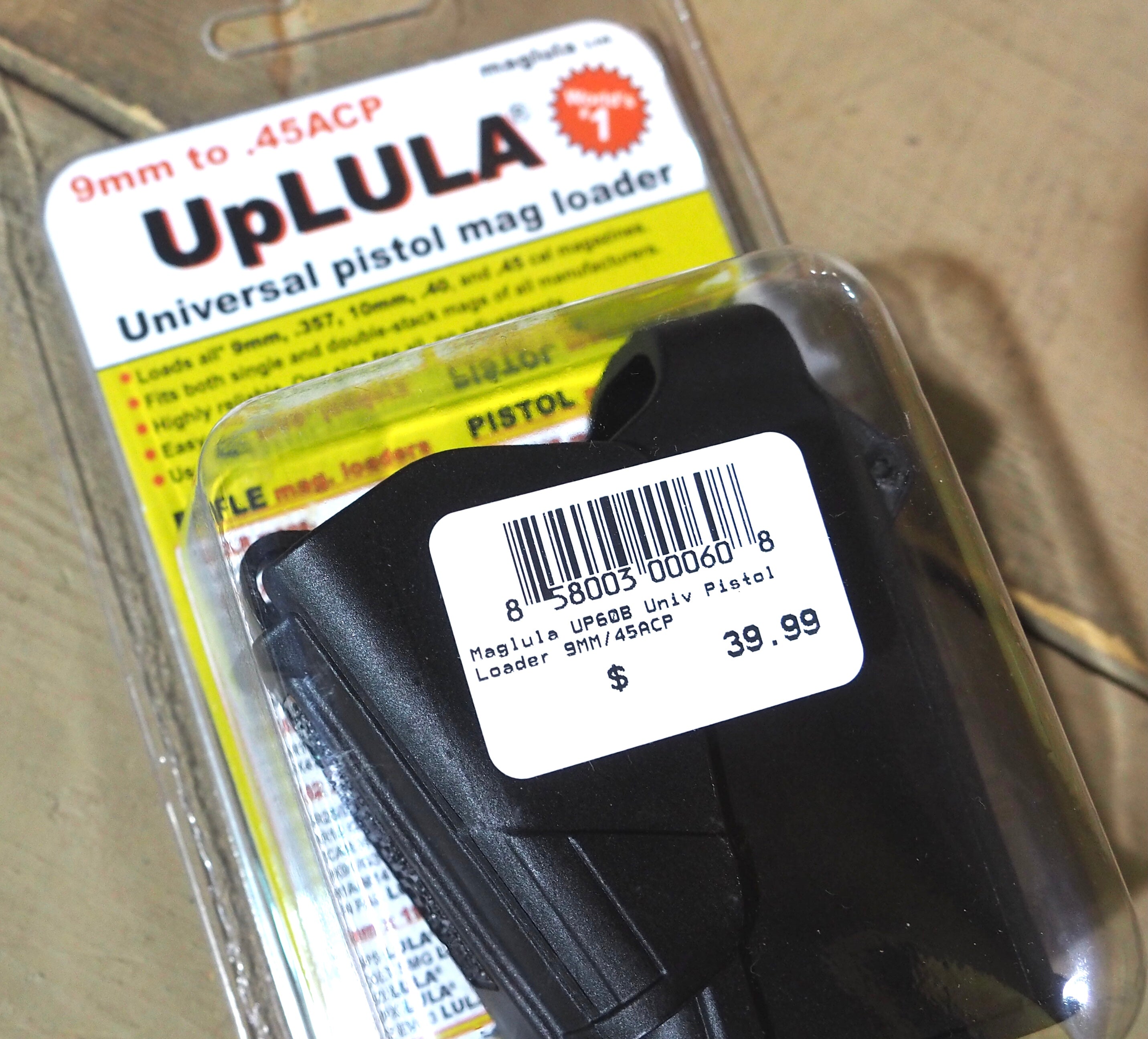 UpLULA Universal Pistol Magazine Loader