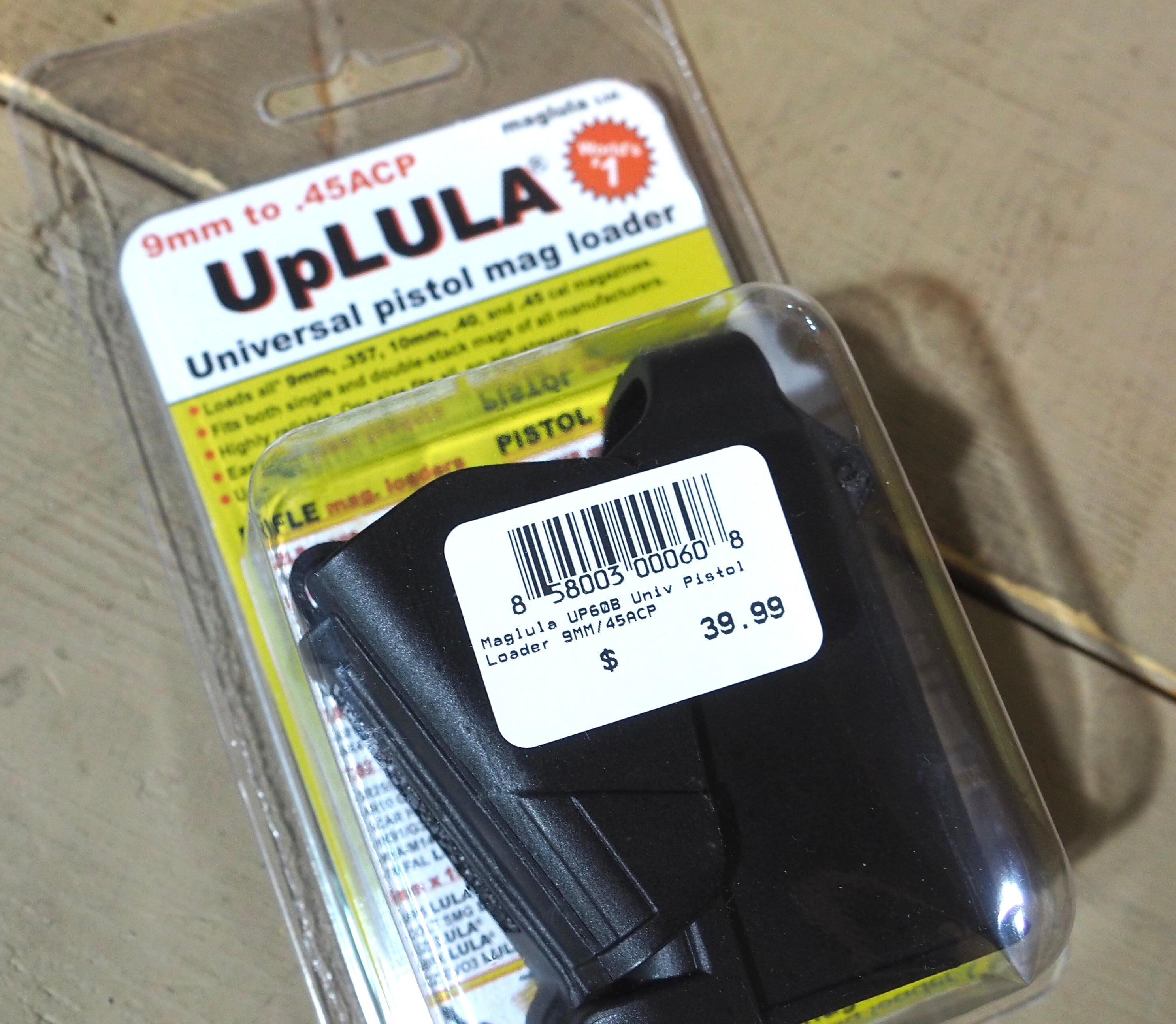 Universal Pistol Speed Loader For Glock Magazines – .380, 9mm, .40, .45 ACP
