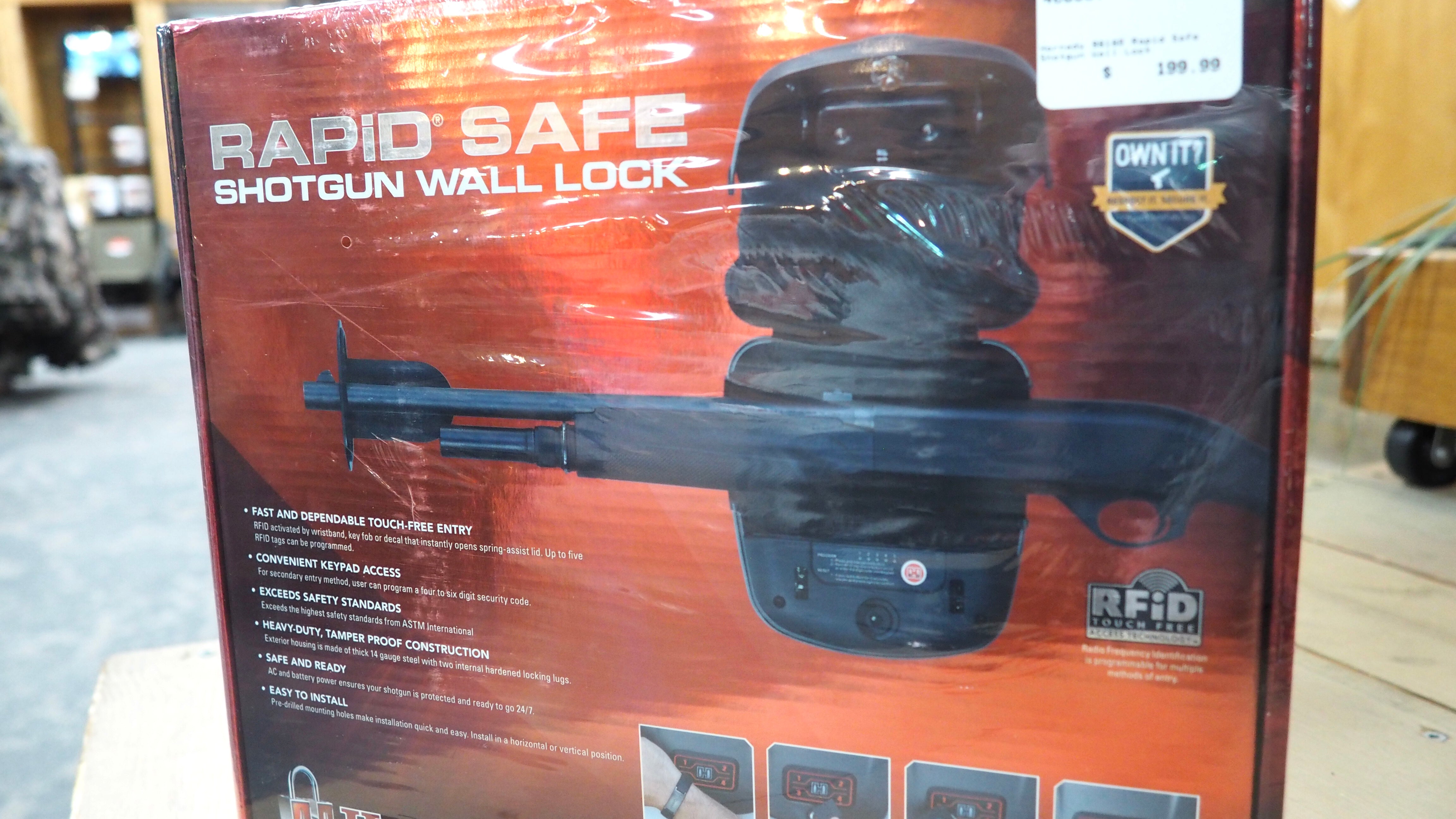 Rapid Safe Wall Lock