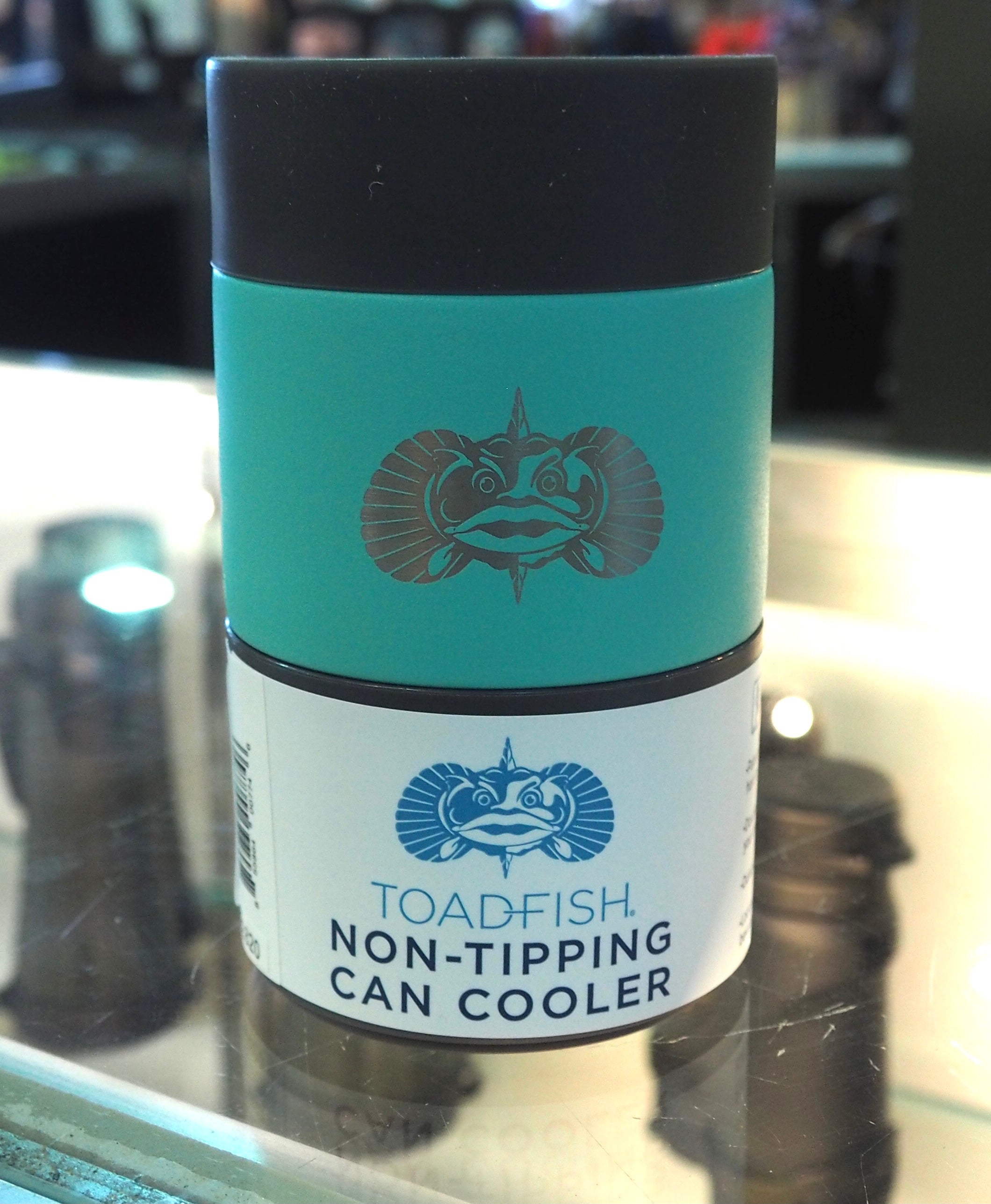 Toadfish Non-Tipping Can Cooler, Teal